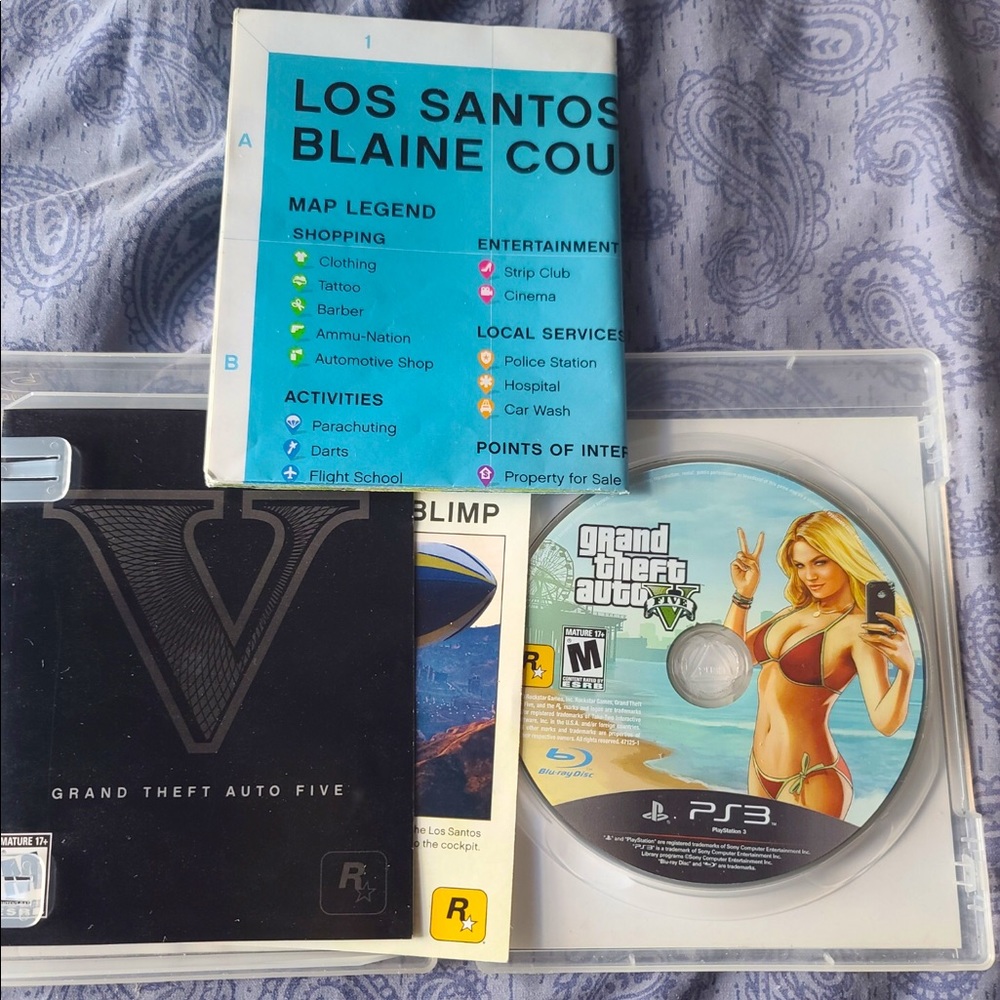 GTA V game PS3
